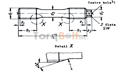DIN 2510 Part 3 Type L Stud Bolts with Long Thread 